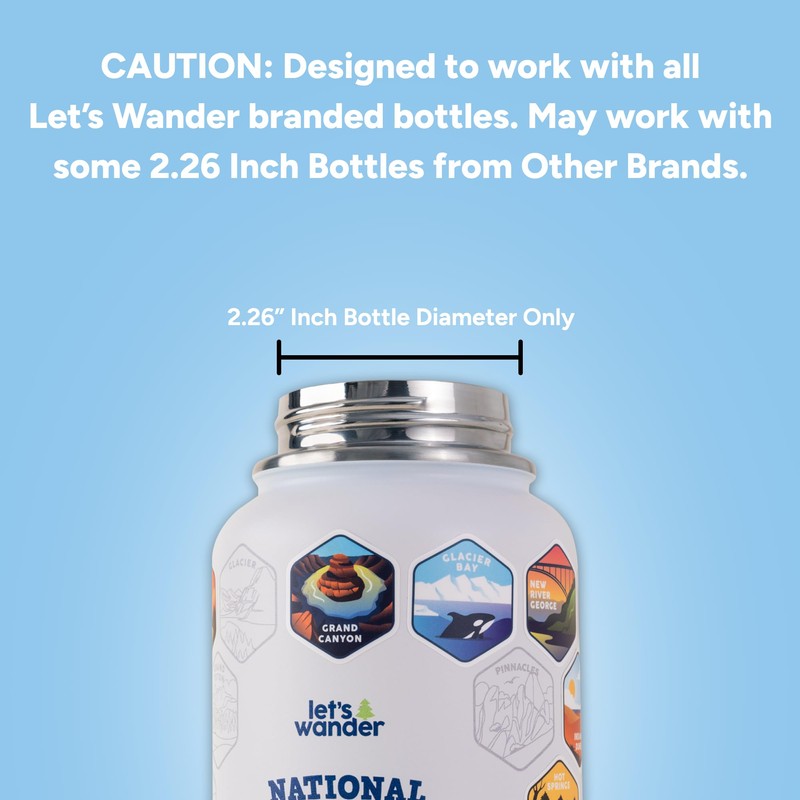 LET'S WANDER Chug Lid for Lets Wander World Explorer, 50