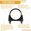 Partuto 1pc 2.56" Universal Car U-Bolt Exhaust Clamp - Stainless
