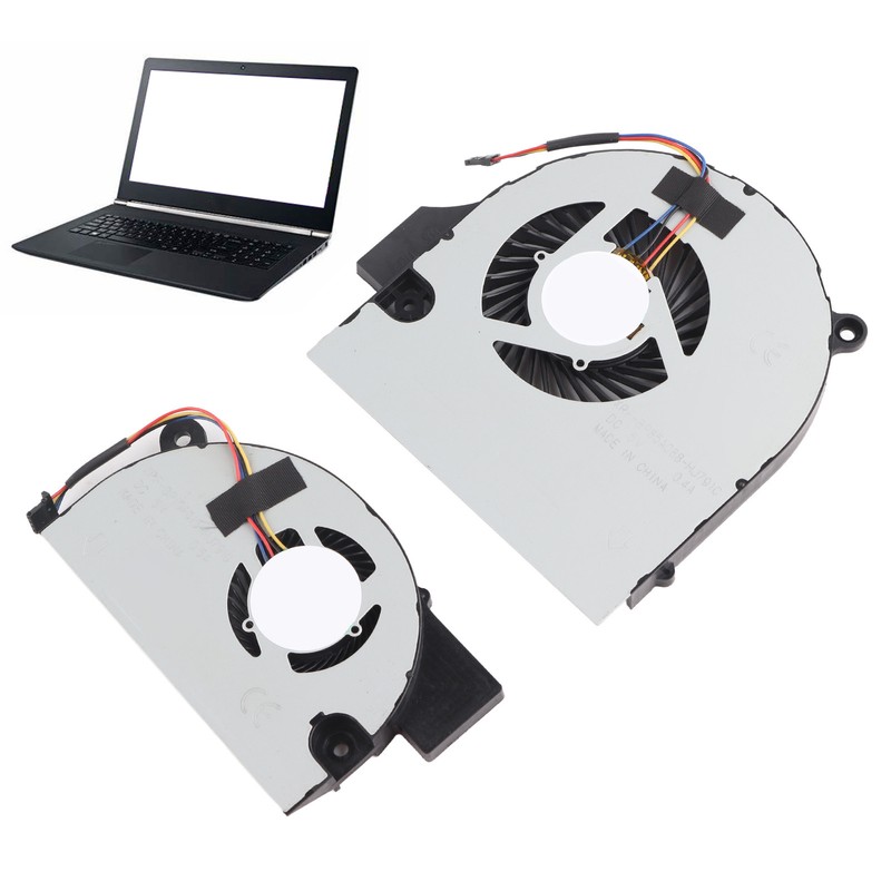 Replacement Laptop Cooling Fan 4 Pin Strong Heat Dissipation Cooling