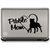 Pibble Mom Pit Bull Black Decal Sticker Pittie Lover 7.0