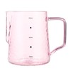 Milk Frothing Pitcher Clear Glass Measuring Cups Coffee Milk Frothing