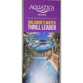 SeaWorld / Aquatica Deluxe Brochure Guide Maps Orlando,FL NEW 2024