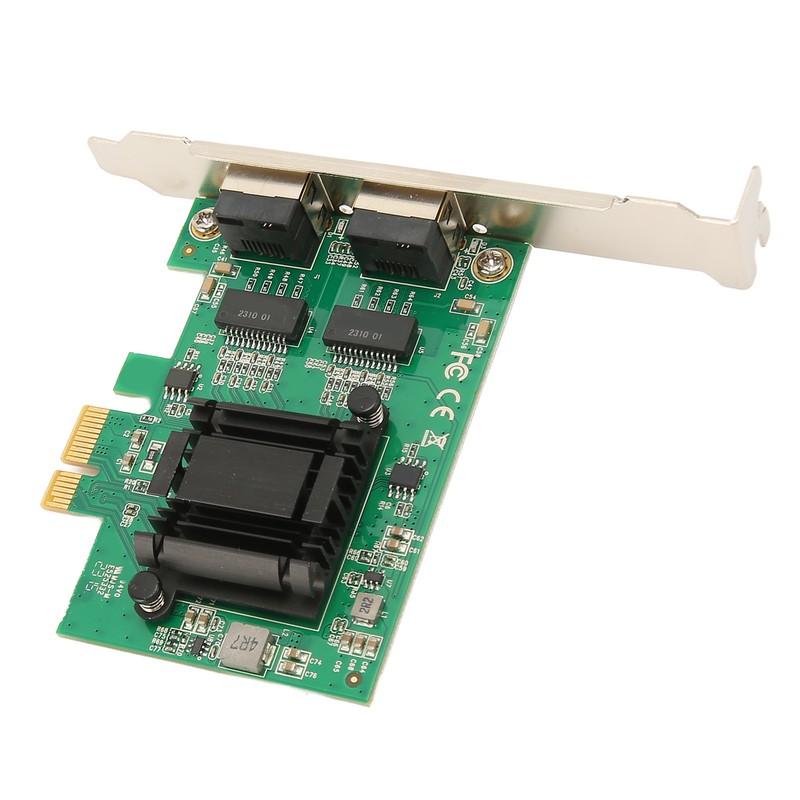 TXA108 82571 2 RJ45 Port Gigabit Network Card PCI Ex1