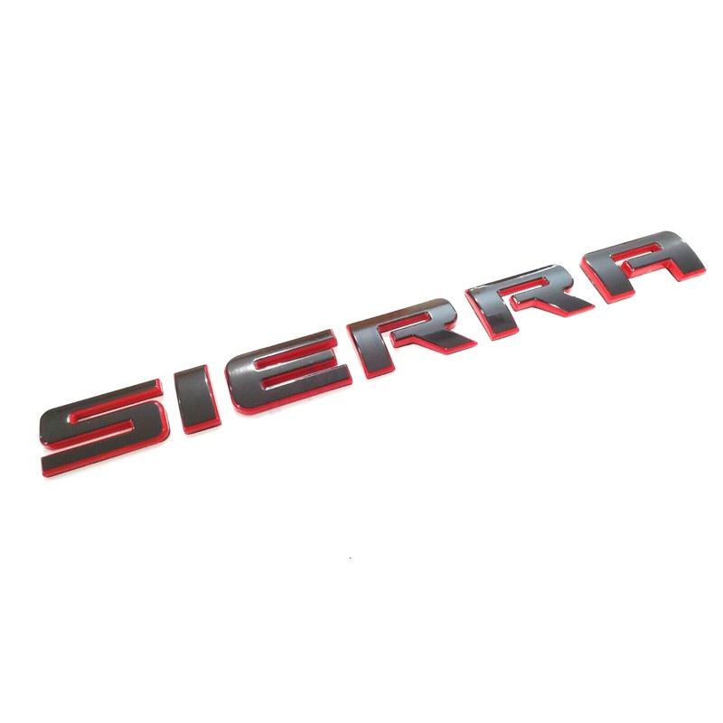 1x Sierra Emblem Nameplate Letter Decal Car Badge Compatible with