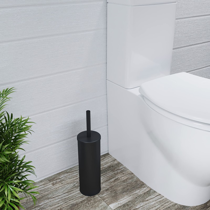 Croydex Toilet Brush Matt Black 384x100x100mm