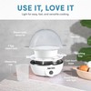 AROMA® Overly Easy Egg Cooker, Steamer, and Electric Egg Poacher