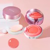 BLUE LOVE Air Cushion Liquid Blush for Cheeks with Mirror,
