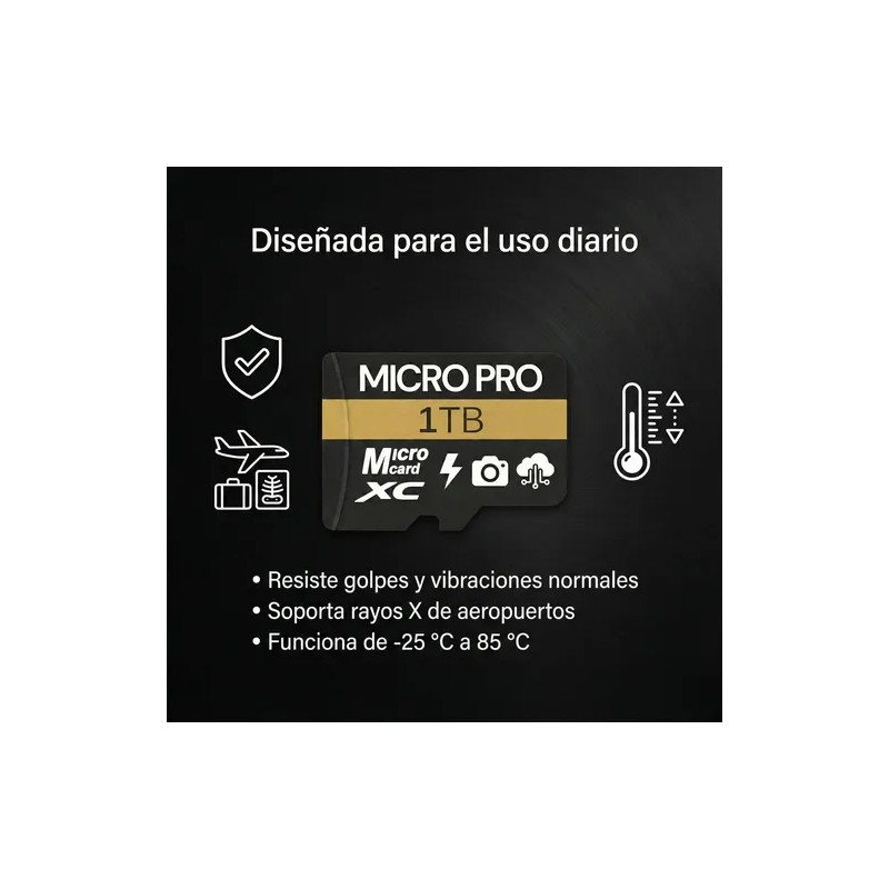 Tarjeta Microsd 2tb Uhs-i Clase 10 Full Hd Con Adaptador