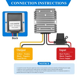 Mzhou DC 72v to 12v Step Down Converter, 24v to 12v Step Down Converter Power Inverter,24V 36V 48V 60V 72V Buck to 12V Converter, Voltage for Electric Scooter dc Converter Step Down Transformer,Truck