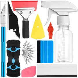 20-Piece Car Window Tinting Kit 🔧 | Vinyl Scrapers & Squeegees Set | Easy Install for Cars, Trucks & SUVs - Size: 20 PACK