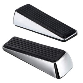 POTATO Door Stopper, Entryway, Heavy Duty Strong 2-Piece Set, Metal, Indoor Use, Rubber Door Stop, No Door Tools, Windproof Rubber Door, Elastic Door Stop Wedge, Perfect for Family High End Door Stops