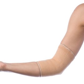 Body Sport Slip On Elbow Compression Sleeve, Medium