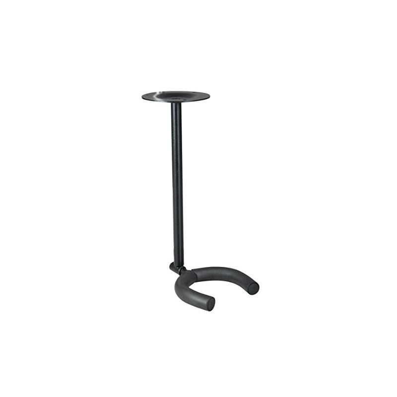 Long arm angled guitar ceiling hanger for electric and acoustic