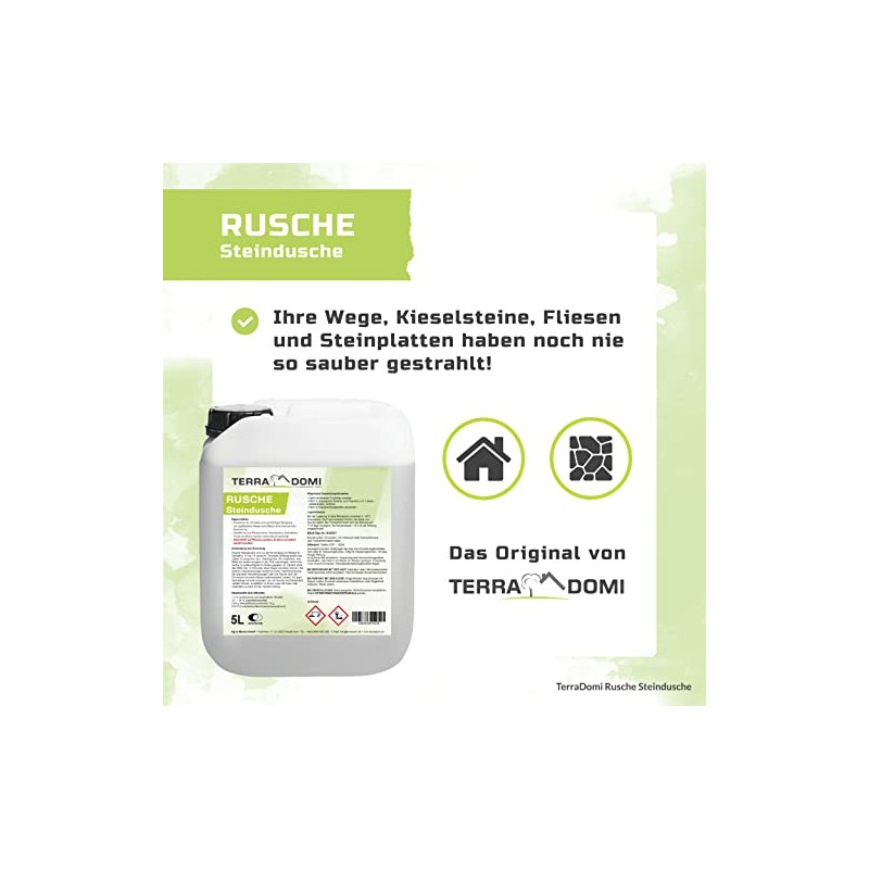 Terra Domi Rusche Stone Cleaner for Clean Pathways & Squares,