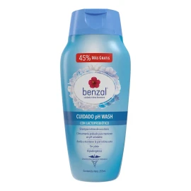 Benzal Jabón Liquido Íntimo Benzal Cuidado Ph Lactoprebiótico, Paquete de 3, 355ml,
