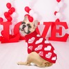choyaxo Knitted Dog Sweaters Valentine’s Day Heart Sweater for Small