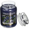 Yankee Candle Blueberry Scented, Classic 22oz Large Jar Single Wick