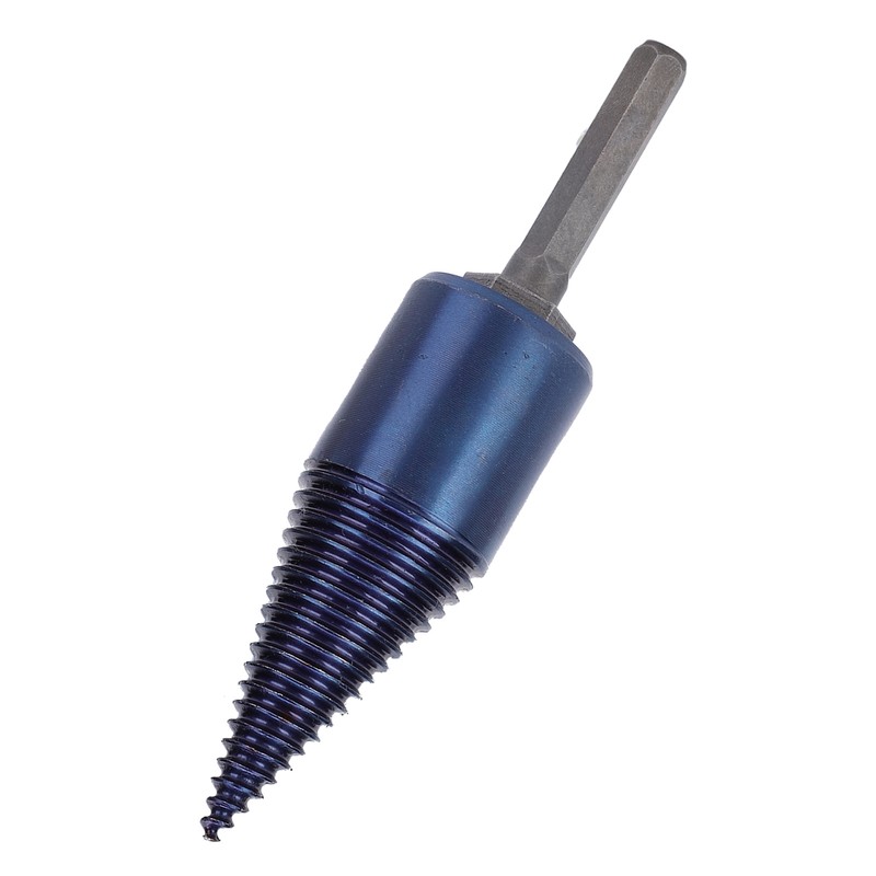 Wood Cone Punch High Speed Steel Blue Plated Hex Shank