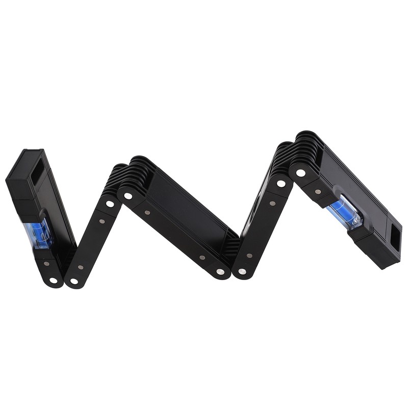 Folding Level Ruler Aluminum Alloy 4 Bubble Multifunction Multi Angle