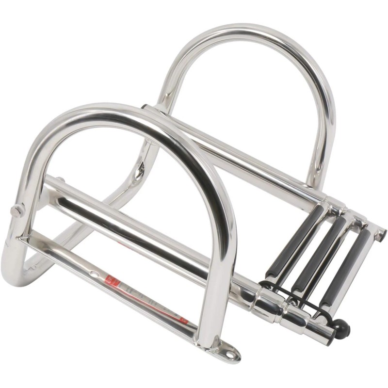 Amarine Made 3 Steps Boat Ladder Stainless Steel in-Board Telescoping