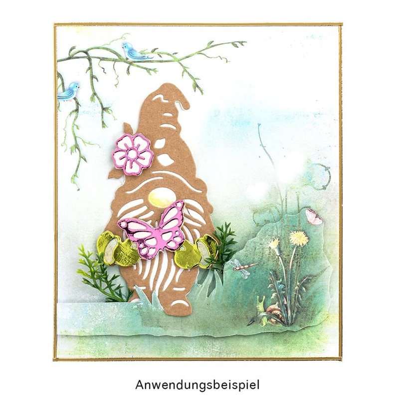 Ideen mit Herz 22 x Gnome All Year Round Cutting