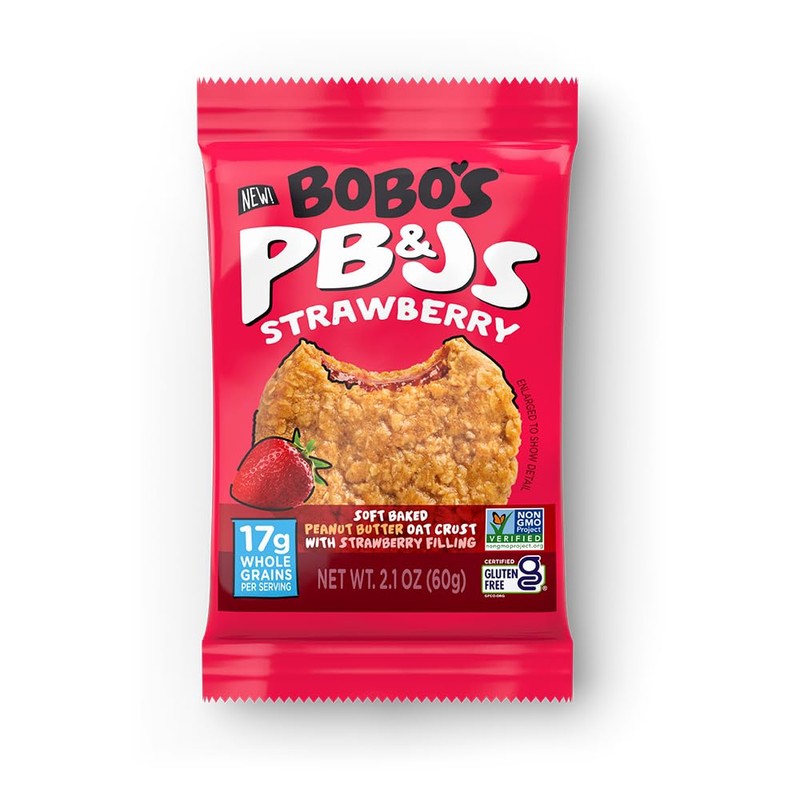 Bobo's Peanut Butter and Jelly Oat Snack Variety Pack, 10