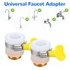 2 Pcs Faucet Hose Adapter, Kitchen Sink Faucet Adapter to