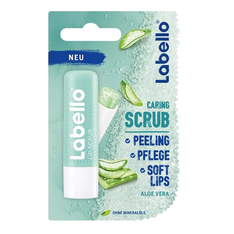Labello Lip Scrub Aloe Vera (5.5 ml), Innovative Lip Balm