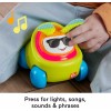 Fisher-Price Baby Learning Toy DJ Buggy Push-Along Car with Green