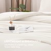 Litanika Ivory Comforter Set Full Size, 3 Pieces Lightweight Solid