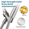 BRIGHT SHOWERS All Metal Handheld Shower Head Holder, Adjustable Shower
