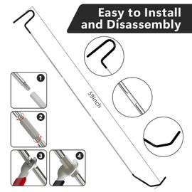 YEYINGZHUO 20 pcs Stainless Steel Repair Tools, 59 inch Portable Repair Tools for Routine Vehicle Maintenance