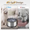 Twinsing Replacement Fixed Border for 4.5L/1.2Gal Dog Water Bowl, Black
