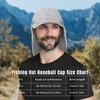Mens L/XL/XXL Sun Hat Fishing Hat with Removable Neck Flap,UPF