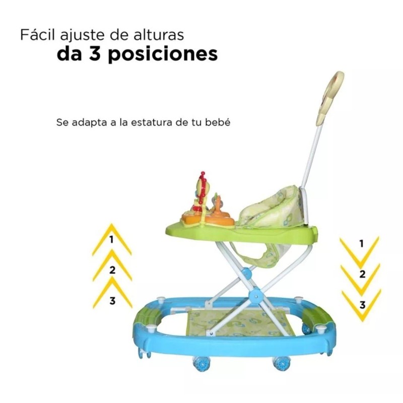 D'bebé Andadera Mecedora D Bebe Sunshine 2 En 1 Baston