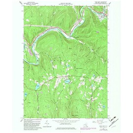 YellowMaps Fishs Eddy NY topo map, 1:24000 Scale, 7.5 X 7.5 Minute, Historical, 1965, Updated 1982, 27 x 22 in - Tyvek