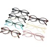 YAMEIZE Ovale Blaulichtfilter Brille für Damen Kleine Ovale Blaulichtfilter Brille