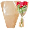 BUXIMN 25pcs Flower Sleeves for Bouquets, Flower Wrapping Paper Wrap