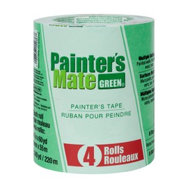 Painter's Mate 684275 8-Day Painting Tape, 1.41"x 60 yd, Green (4-Pack)
