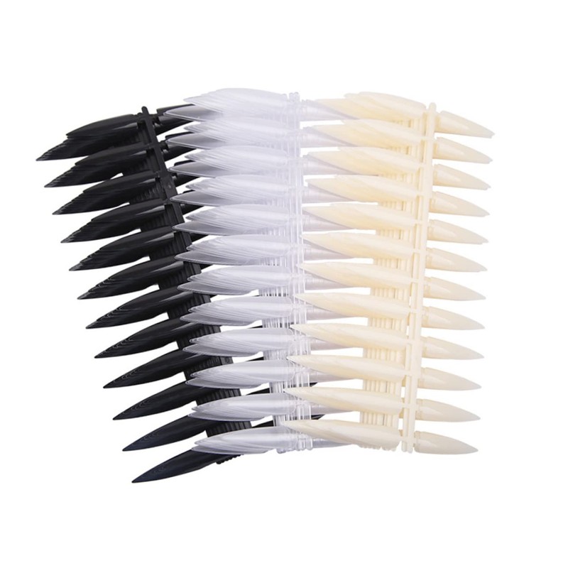 Healvian 2sets Nail Art Display Board Panels Transparent Nail Color