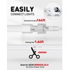 Shine Decor LED Rope Lights AC 120V, Connectable & Cuttable