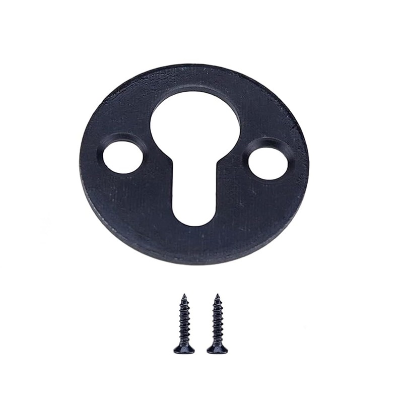 Metal Keyhole Hangers,Iron Shelf Brackets with Screws,Set of 20,Round Keyhole