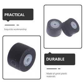 Supvox 10 x Bearing Wheel Deck Pressure Roller for Recorder Pressure Roller for Cassette Deck Pressure Roller for Audio Screen Window Writing Roller Video Recorder Radio Plastic