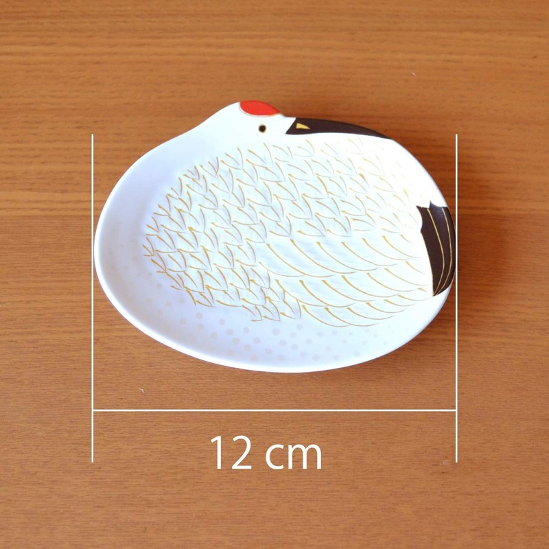 New Year's Tableware, Japanese Dinnerware, Small Plates, Cranes, Lucky, Arita