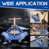 COGNATIVE 4-Inch Cast Iron Welders Angle Clamp, Heavy Duty Right