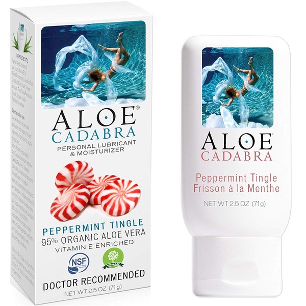 Aloe Cadabra Natural Lubricant Organic Assorted Flavored Water Based Lube Bundle for Her, Him & Couples: 1 Each - Strawberry, Cherry Lemonade and Key Lime
