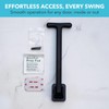 Manual Door Closer - Accessible - Swivels - Interior/Exterior (Black