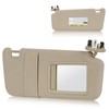 Right Passenger Side Sun Visor with Light Fit for Toyota