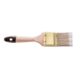 HARDY WORKING TOOLS Flat Brush Set 6 Pieces - 60 mm Width Paint Brush Set with Wooden Handle, Paint Brush Series *45*, 6 Pieces, Brush Set A0205-450625, Brown
