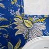 Sweet Us Sérénité Florale Wipeable Tablecloth Spill Resistant Acrylic Coated,